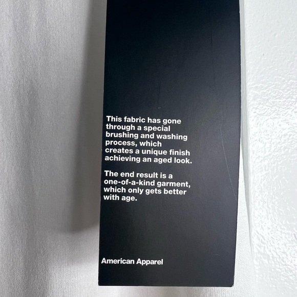 American Apparel Brushed Jersey Open Back Oversized Shirt - Picture 5 of 5